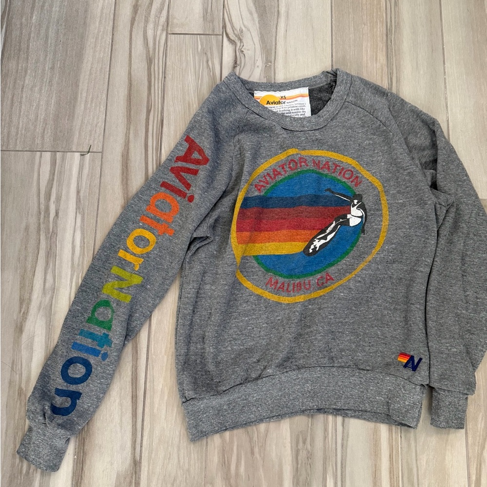 Aviator Nation sweatshirt with Malibu Logo - Picture 3 of 3